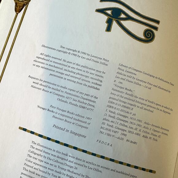 Vintage 1990 Aïda Told By Leontyne Price Paperback Book - Picture 2 of 8